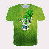 Homer Simpson Shirt Summer Digital Printed round Neck Short Sleeve T-shirt