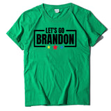 Let's Go Brandon T Shirt Letter Print Short-Sleeve T-shirt Women's Top