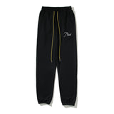 Kanye West Sunday Service Pant Vintage Drawstring Ankle-Tied Trousers Loose Casual Terry Shorts