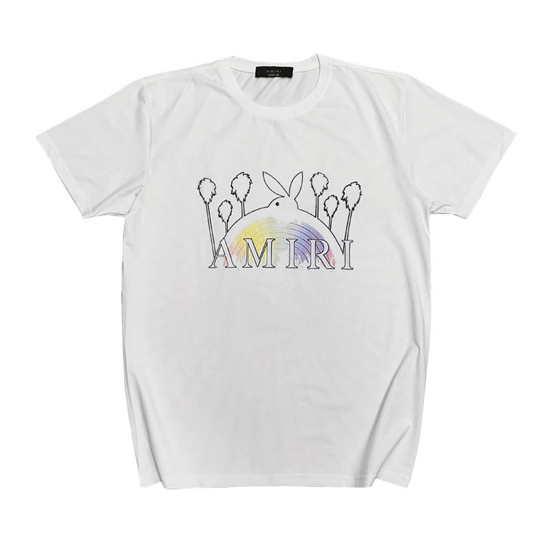 Amiri T Shirt Casual Hip Hop High Street Short Sleeve T-shirt Men