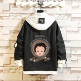 Comic Denim Jacket Clothes Men's and Women's Spring Denim Jacket