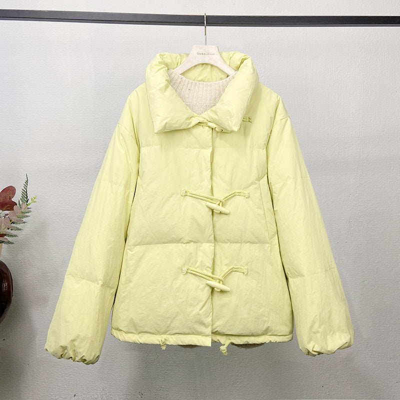 Women Winter Coats Puffer Jacket Down Coat Down Jacket Female White Duck Down Short Down Coat Stand Collar Thick Coat