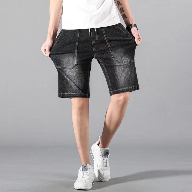 Men Denim Shorts Jeans Shorts Summer Loose