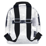 Clear Backpack PVC Transparent Bag Men and Women Small Bookbag