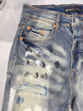 Purple Brand Jeans Paint Worn Jeans #7012