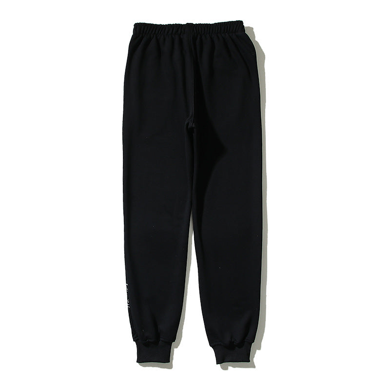 Kanye West Sunday Service Pant 3D Relief Splash-Ink Distressed Close up Ankle-Tied Terry Shorts