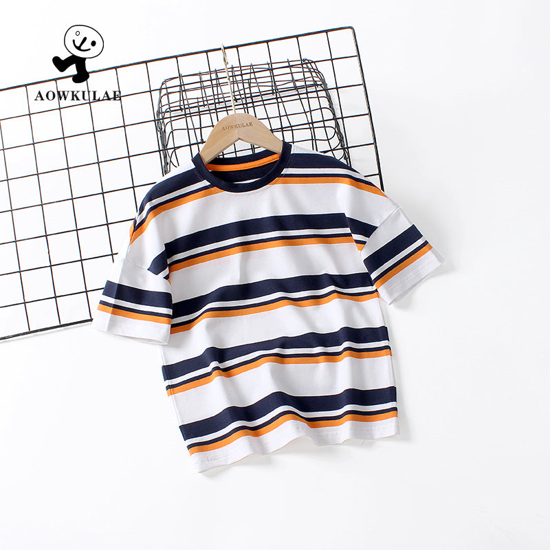 Children T Shrits Children's Clothing Summer Boy's Short-Sleeved T-shirt