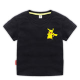 Children Pokemon Pikachu T Shirt Cotton Short-Sleeved T-shirt Casual Sports