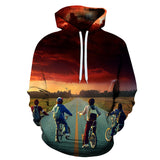Stranger Things Hoodie Spring and Autumn 3D Digital Printing Casual Sweatshirt Hoodie