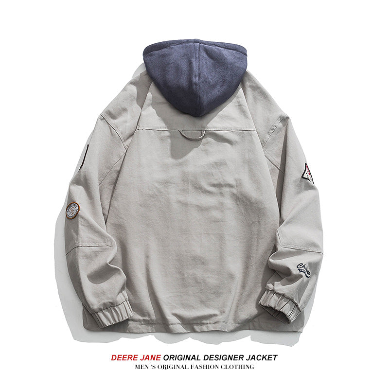 Men Jacket Spring Jacket Men's Loose Outdoor Leisure Jacket