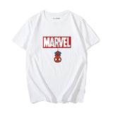 Marvel T Shirt T-shirt Men's Short Sleeve Captain America Couple Clothes