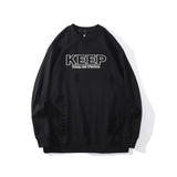 Mens Fall Outfits Autumn and Winter Men's Sweater Personal Leisure Loose Hanging Shoulder Ripped Sports Top