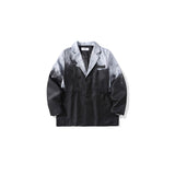 Mens Fall Outfits Vintage Tie-Dye Gradient Suit Jacket Men's Street Baggy Casual Jacket