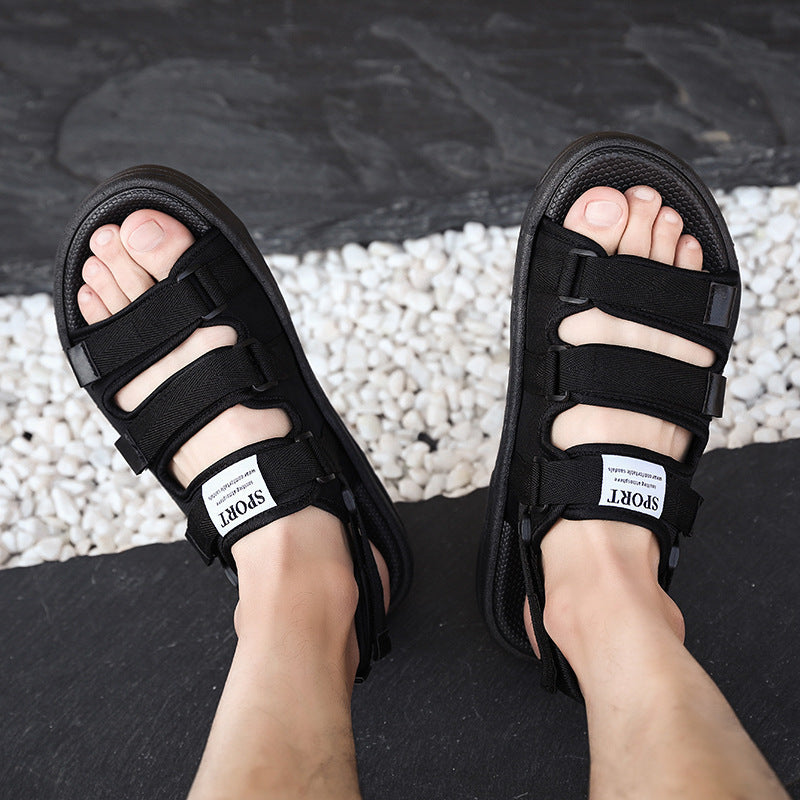 Men Beach Shoes Summer Beach Sandals Men's Casual Non-Slip Outer
