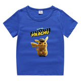 Children Pokemon Pikachu T Shirt Cotton T-shirt Casual Sports