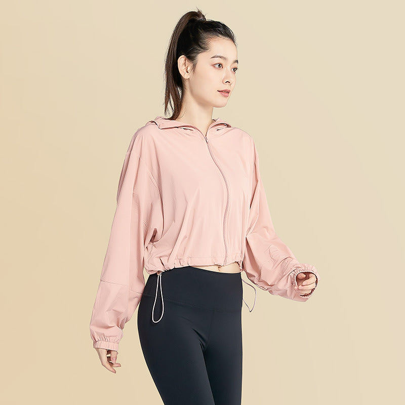 Moisture Wicking Hoodie Women's Yoga Clothes