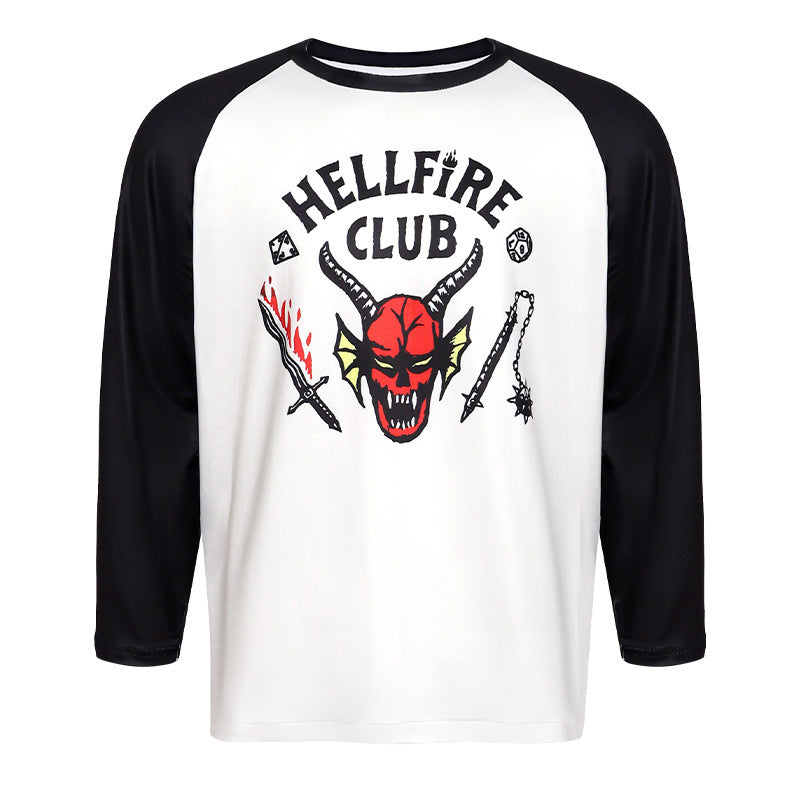 Stranger Things Hellfire Club T Shirt Short Sleeve round Neck Men and Women