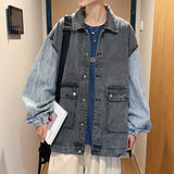 Jock Jacket Fall Jacket Men's Autumn and Winter Wild Men's Coat Casual Denim Coat Men's Clothing