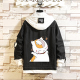 Comic Denim Jacket Anime Cowboy Coat Clothes