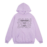 Mens Fall Outfits Graffiti Printed Hoodie Oversize Hoodie