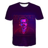 Stranger Things T Shirt 3D Printed Crew Neck T-shirt