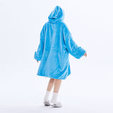 Hoodies Blankets plus Size Hooded Lazy Blanket Sweatshirt Lamb Flannel Double Layer Home
