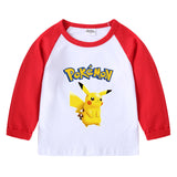 Children Pokemon Pikachu Hoodie Spring and Autumn Pikachu