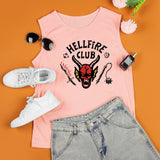 Stranger Things Hellfire Club Vest Cow Head Printed Vest for Men and Women