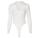 Maddy Euphoria Outfits Women's Spring and Autumn Sexy Women's Long Sleeve V-neck