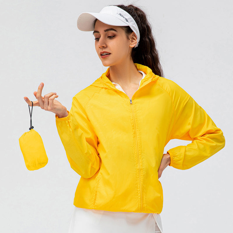 Moisture Wicking Hoodie Outdoor Sports Lightweight Breathable Jacket