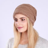 Women Winter Hats Men's and Women's Hats Sleeve Cap Autumn and Winter Knitting Earmuffs Hat