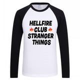 Stranger Things Hellfire Club T Shirt Printed Top Men's and Women's Short-Sleeved T-shirt