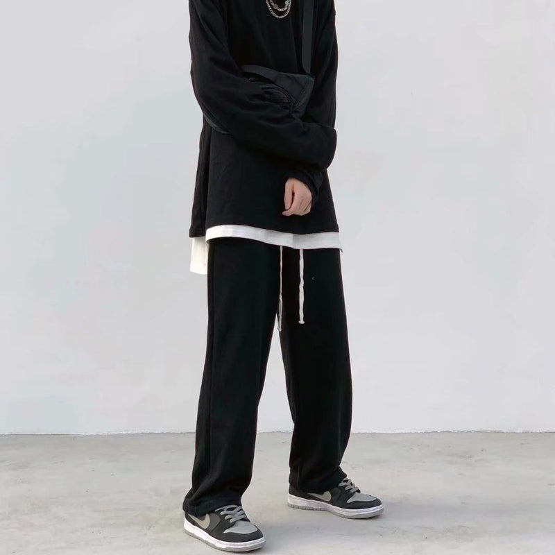 Men Pants Spring and Autumn Sports Mopping Sweatpants Men's Loose Casual