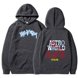 Travis Scott Astroworld Hoodie Hooded Fleece Casual Pullover