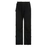Julia Fox Low Rise Trousers Vintage Casual Hip-Hugger Trousers
