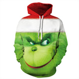 Grinch Hoodie Halloween Christmas Joy Grinch 3d Printed Hoodie