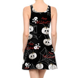 Skull Dress Halloween Funny Cartoon Skull Vest Dress
