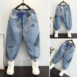 Toddler Boys Pants Children's Pants Spring and Autumn Jeans Casual