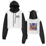 Travis Scott Astroworld Hoodie Autumn and Winter Navel Hooded Color Contrast Sweater