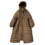 Women Winter Coats Puffer Jacket Down Coat Hoodie with Drawstrings Loose Down Jacket Women's Mid-Length Coat