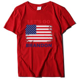 Let's Go Brandon T Shirt Women's Top Printed Short Sleeve T-shirt Women