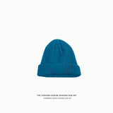 Toboggan Hat Female Autumn Winter Solid Color Woolen Hat Female Knitted Hat