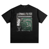 Stephen Curry Shirt NBA Star Collection Printed Short-Sleeved T-shirt