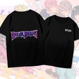 JoJo's Bizarre Adventure Dressing Short Sleeve round Neck Loose T-shirt
