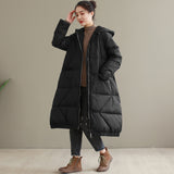 Women Winter Coats Puffer Jacket Down Coat Hooded Down Jacket Female White Duck Down Warm Winter Coat