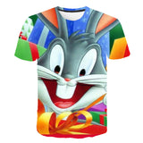 Bugs Bunny Shirt Men's Cartoon Animation Printed T-shirt