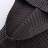 Men Sweater Vest Simple Style Sweater Vest Vest Men's Street Trend Loose V-neck Outerwear Sleeveless Sweater