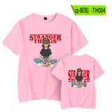 Hellfire Club Shirt Stranger Things Summer Print Pattern Casual round Neck Short Sleeves