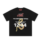 Rrr123 T Shirt Matthew Viper Print Hip Hop T-shirt