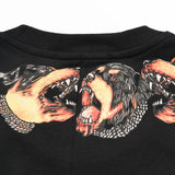 GVC Hoodie Dog Head Pattern Pure Cotton Loose Sweater Couple